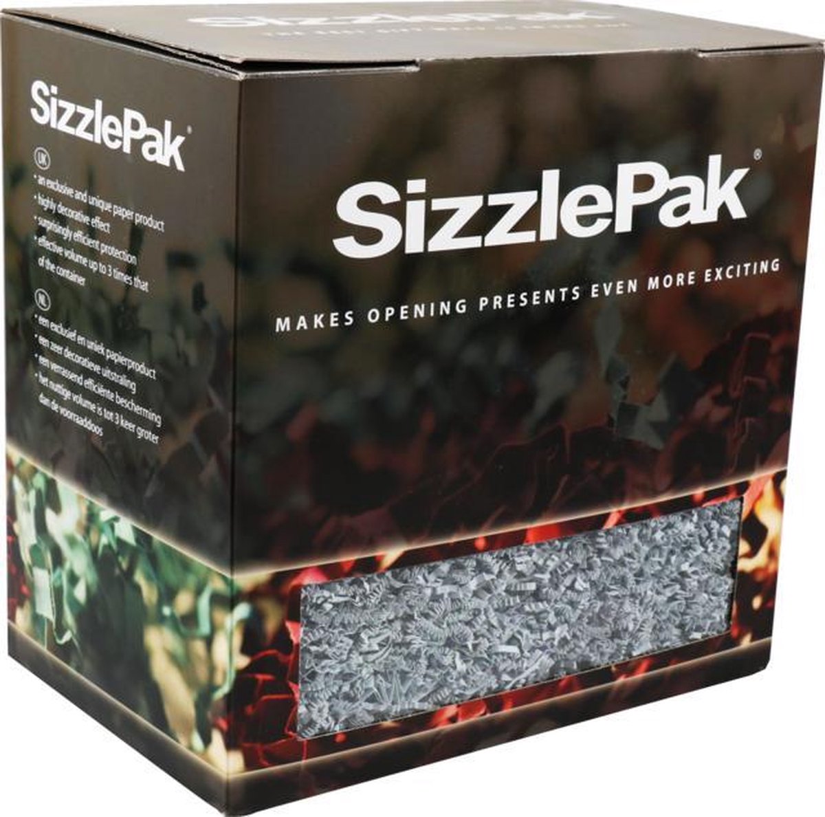 SizzlePak® Vulmateriaal | Papier | 1.25kg | zilver